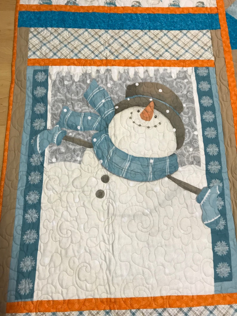 118 Fabrics and More I Love Snow Quilt