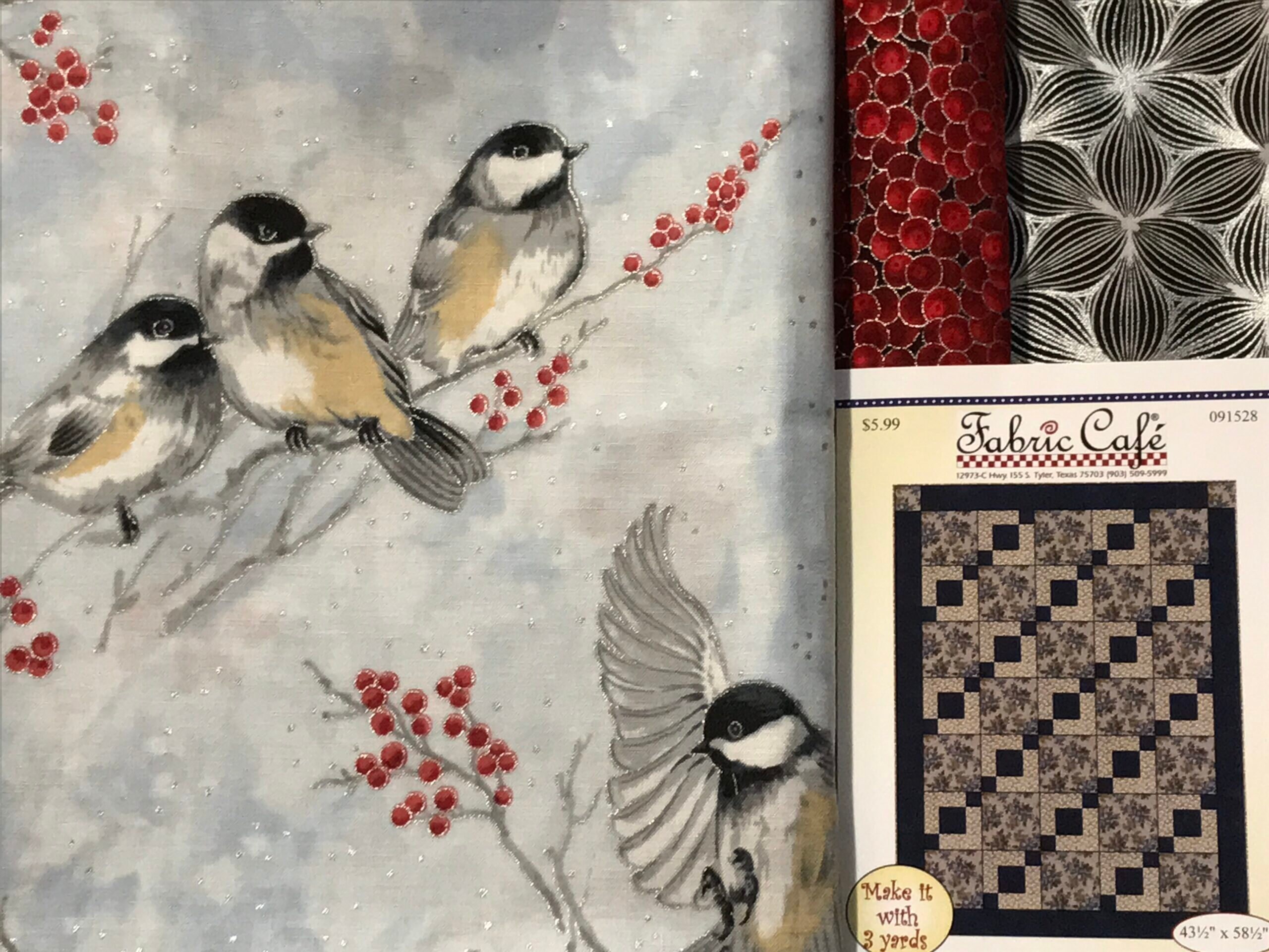 3 Yd Quilt Kit Chickadee Stepping Stones Pattern by Donna Etsy