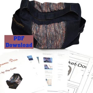 Hobo Bag Sewing Pattern with Zippers & Fringe – Beginner-Friendly PDF Tutorial for Stylish, Functional Handbags