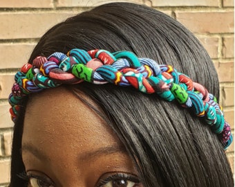 african hair band style