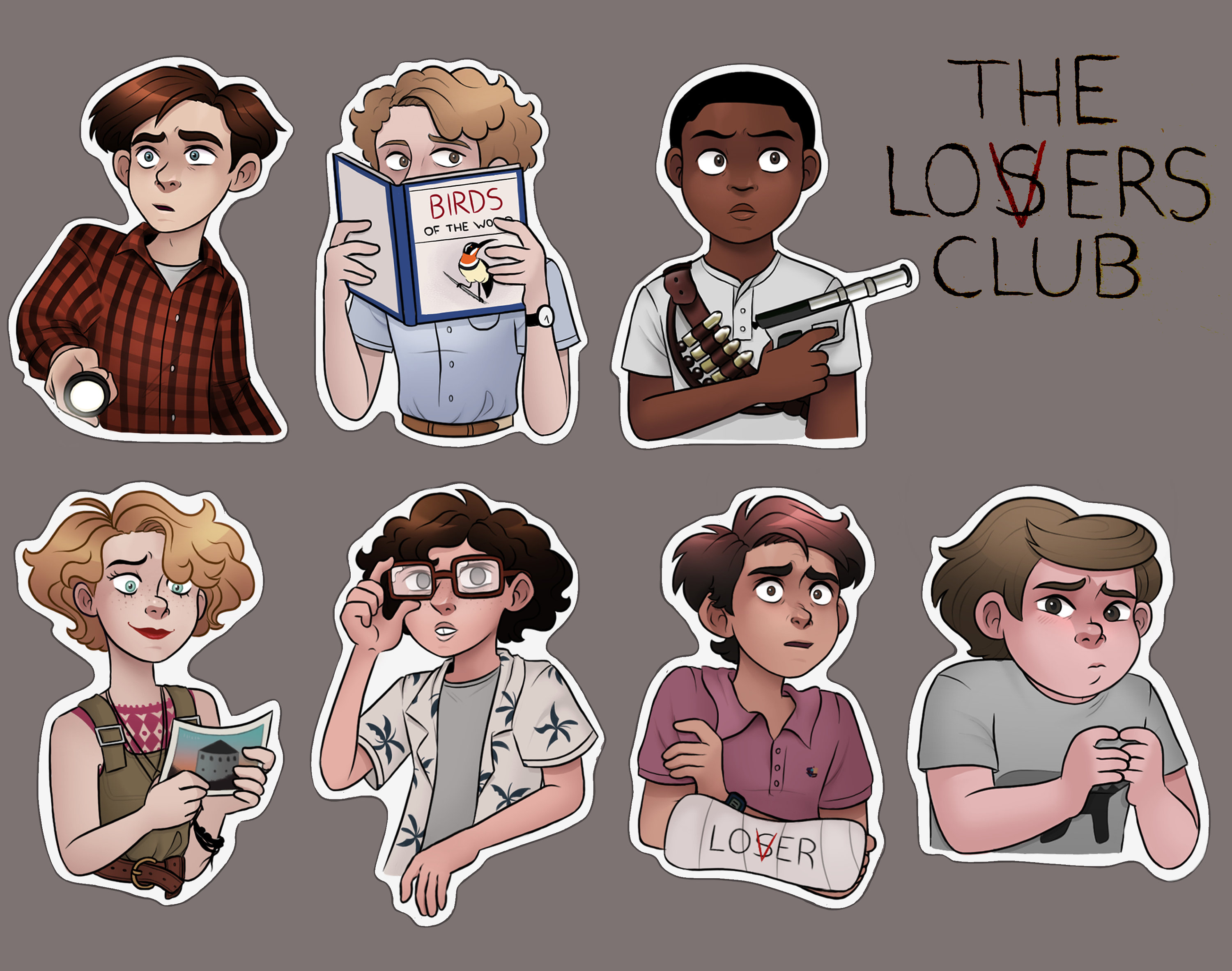 Sticker-set the Losers Club - Etsy Australia