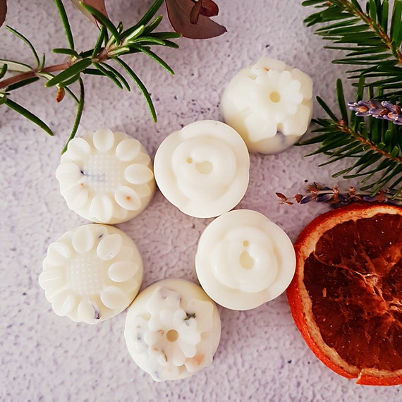 Pine and Citrus Natural Wax Melts With Essential Oils ENCHANTING Stress  Relief Gift Vegan Wax Melts 