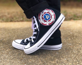 captain america chuck taylors