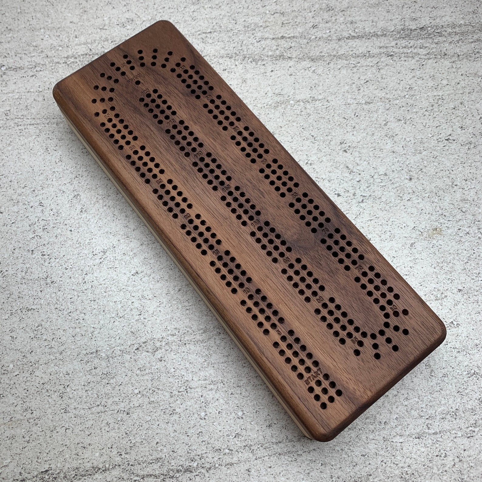 Luxury Cribbage Board with Pegs & Cards Etsy
