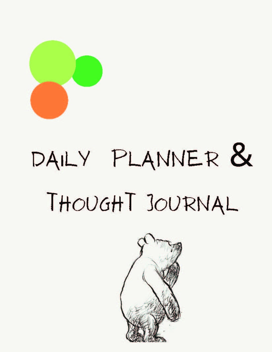 Winnie the Pooh 2024 Daily Planner and Thought Journal Etsy