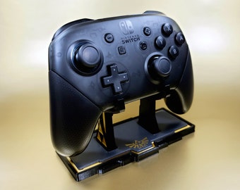 Custom Zelda Themed Stand for Nintendo Switch Pro Controller 3D Printed Display mount holder - Free Shipping!!!