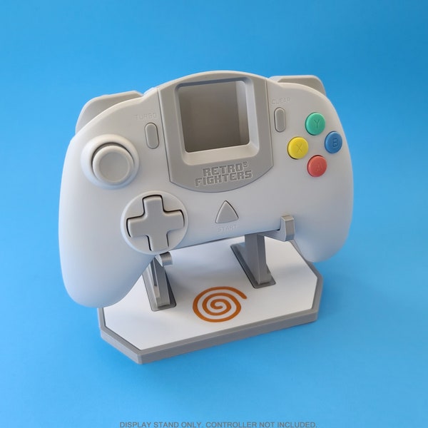 Display Stand for Retro Fighters StrikerDC Dreamcast Controller  - Custom 3D Printed - Multi-Colors - Free Shipping!!!