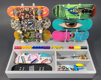 Organizer Display Stand Rack for Tech Deck Fingerboards Skateboards / 3D Printed / Holder Mount / Free Shipping!