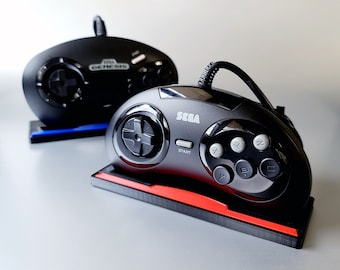 Présentoir pour manettes Sega Genesis 3 et 6 boutons / Impression 3D personnalisée / Multicolore / Mega Drive / Livraison gratuite !!!