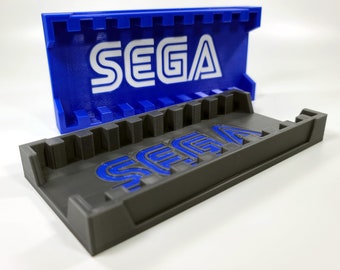 Custom Game Holder for SEGA Game Gear - 3D Printed Game Cartridge Organizer Storage - Free Shipping!!!