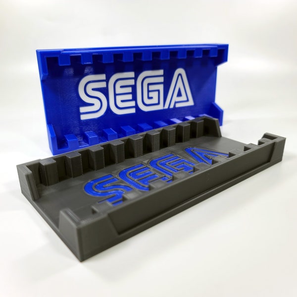 Custom Game Holder for SEGA Game Gear - 3D Printed Game Cartridge Organizer Storage - Free Shipping!!!