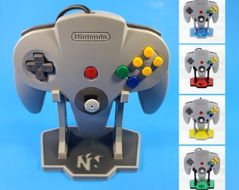 Display Stand for N64 Controller -Custom 3D Printed Multi Colors - Nintendo 64 Holder Stand Mount - Free Shipping!