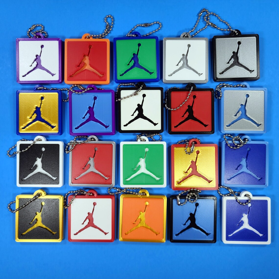 3D Printed Air Jordan Style Hangtag Shoe Tag Key Chain PICK Etsy