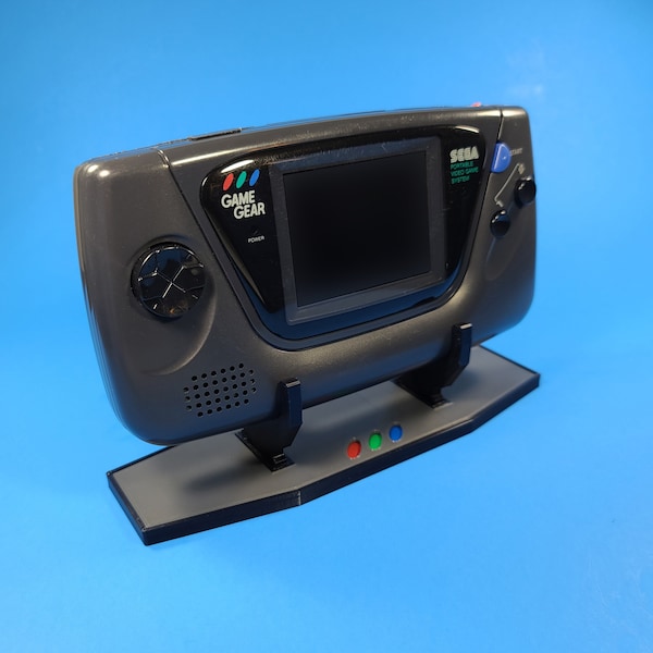 Custom Display Stand for Sega Game Gear Handheld Console - 3D Printed Mount Cradle - Free Shipping!!!