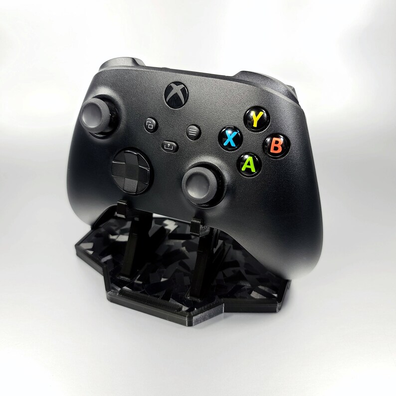3D Printed Xbox Controller Stand – Carbon Fiber, Forged, Camo Textures image 8