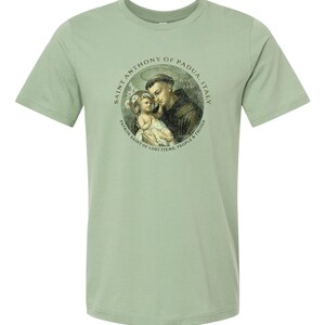 Saint Anthony of Padua | Patron Saint of Lost Items, People & Things Unisex Tee