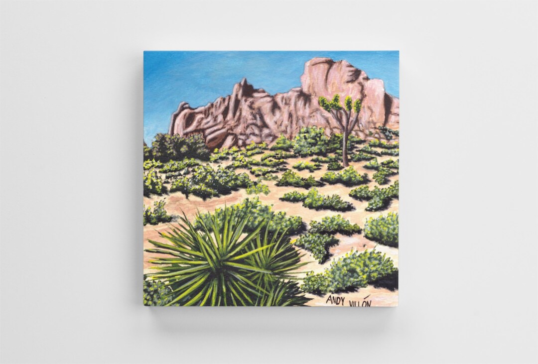 Joshua Tree National Park Fine Art Print on Canvas - Etsy