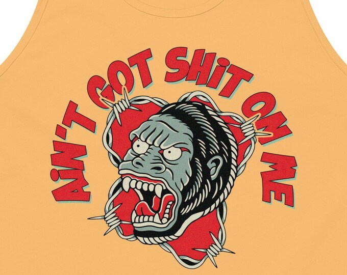 Ain't Got Sh!t On Me Men's/Unisex Premium Squash Tank Top