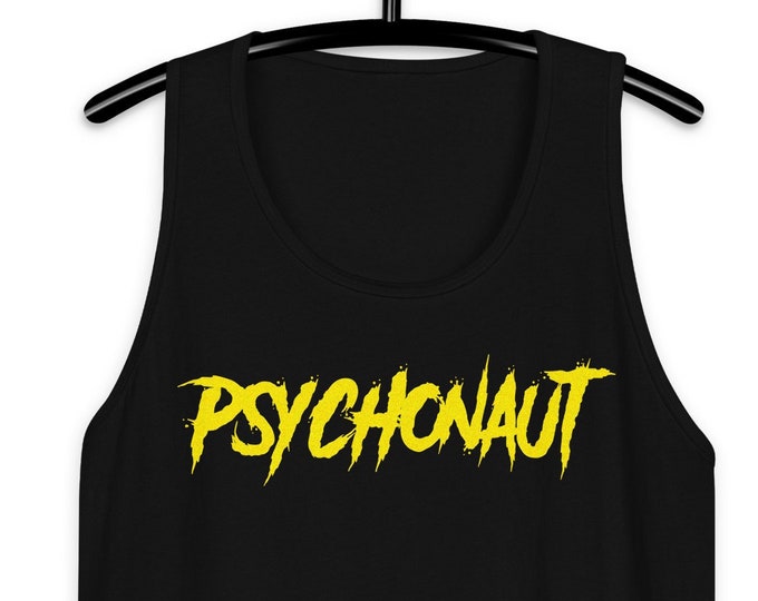 Psychonaut Men's/Unisex Premium Black Tank Top