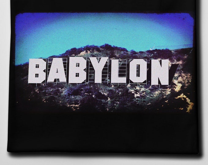 Hollywood Babylon Men's/Unisex Black Graphic T Shirt