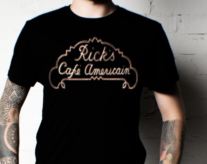 Rick's Cafe Americain Graphic T Shirt | Super Soft Men's Tee