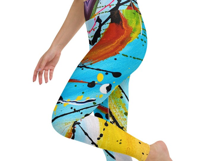 Women's Paint Me A Dream Leggings | Premium Ladies Yoga Leggings