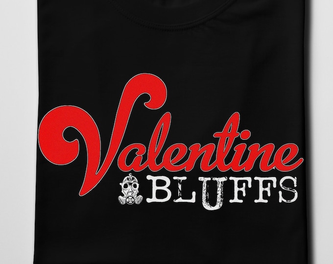 Valentine Bluffs Men's/Unisex Black Horror T Shirt | Super Soft Men's Tee