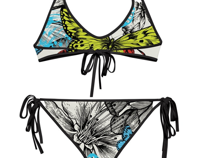 Women's Butterfly Bikini | Double Sided Ladies Summer Swimwear