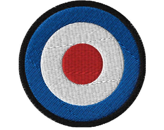 Mod Symbol Embroidered Patch - Fashion Accessory For Denim, Jackets, Cotton, Shirts & Tees