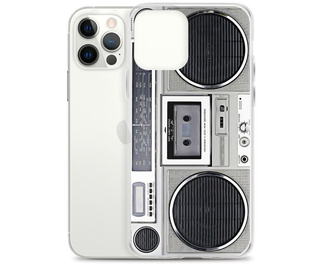 Boombox Phone Case For iPhone