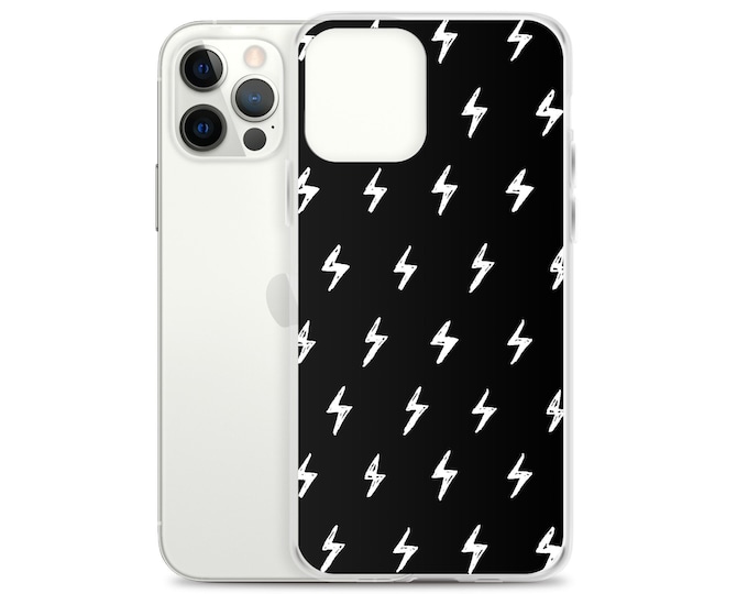 Lightning Pattern Phone Case For iPhone