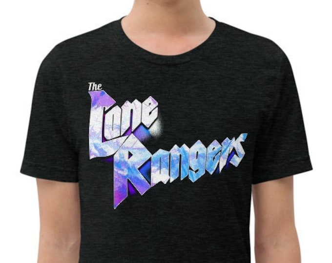 The Lone Rangers Charcoal-Black Vintage Style Graphic T Shirt - Unisex Tri-Blend T-Shirt | Bella + Canvas |