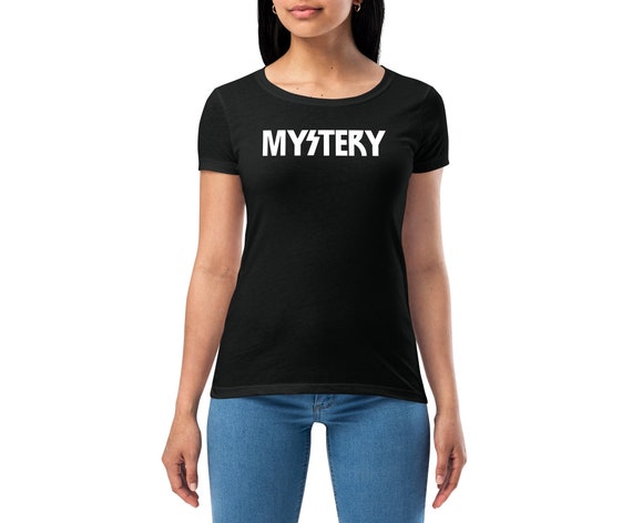 Mystery Band Women's Fitted Next Level T-shirt Black 