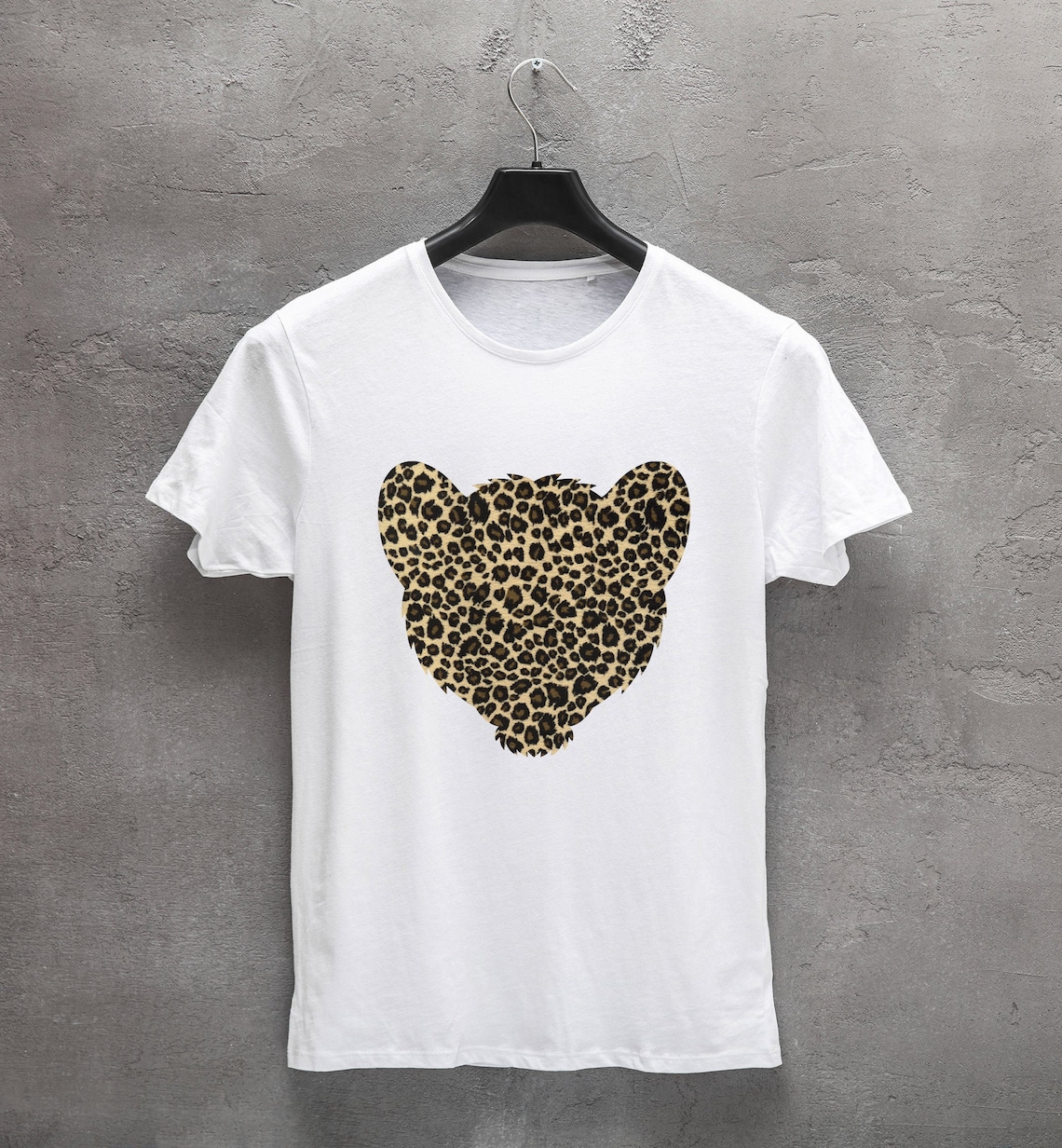 Leopard Print Graphic T Shirt Etsy