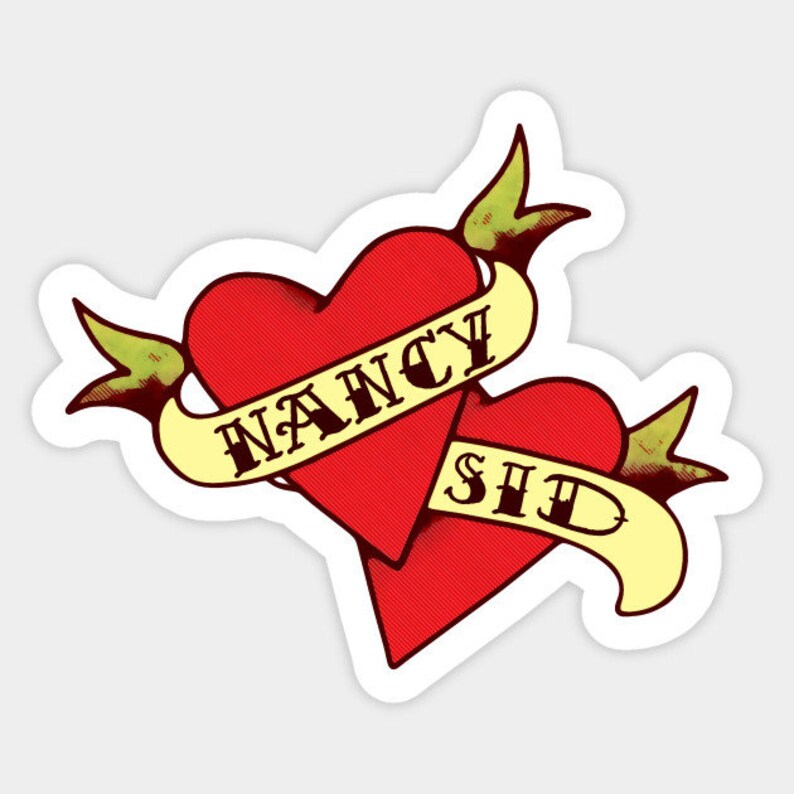 Sid loves Nancy Sticker | Etsy