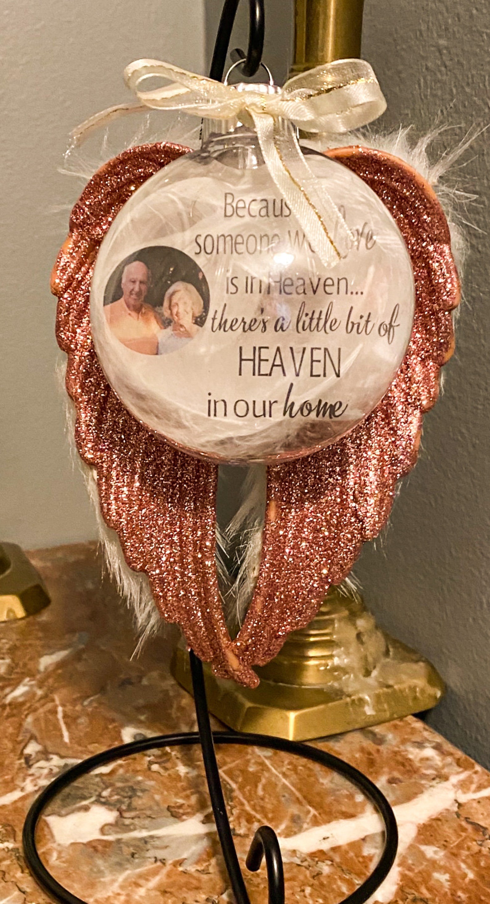 Floating Memorial Ornament / Floating Angel Ornament / Etsy