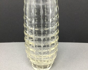 Vintage Glasvase, old Glass Vase