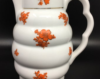Vintage Krug  Porzellan  Kakaokanne Art Deco
