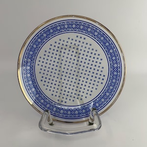 Small vintage glass plate, Glaswerke Olbernau DDR, cake plate, fruit plate