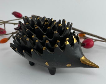 Set of ashtrays hedgehogs, vintage, sixties