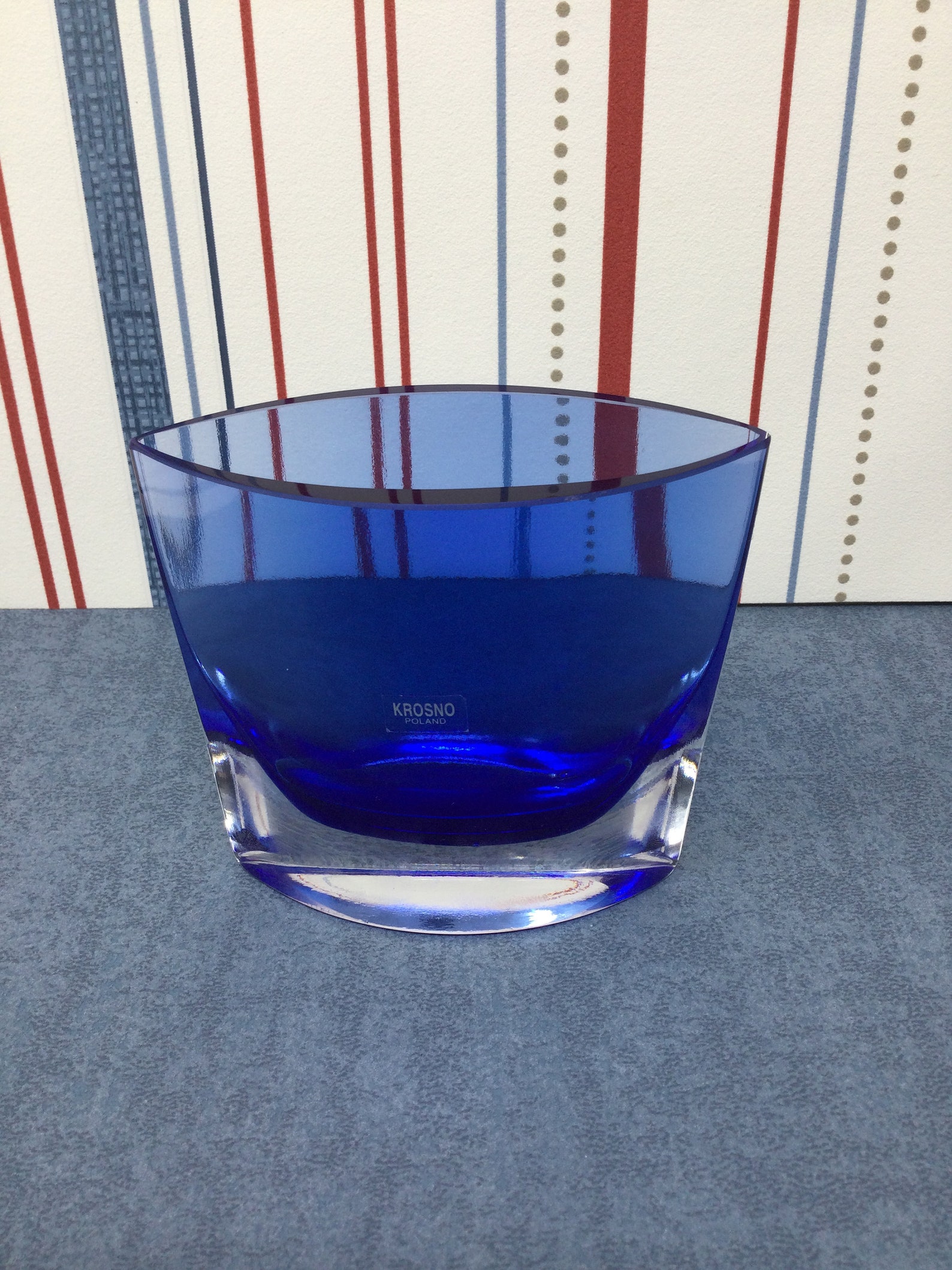 Vintage Glass Vases Krosno Poland old Glass Vase Etsy