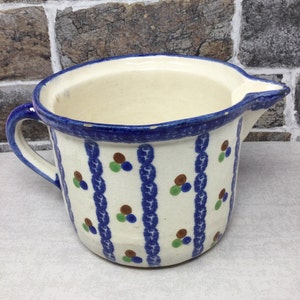Vintage country house style ceramic pot Bunzlau