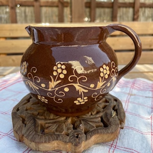 Vintage ceramic jug, milk jug, jug,
