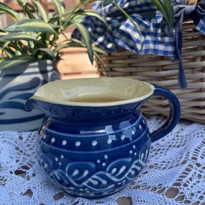 Vintage country house jug, vase, ceramic,