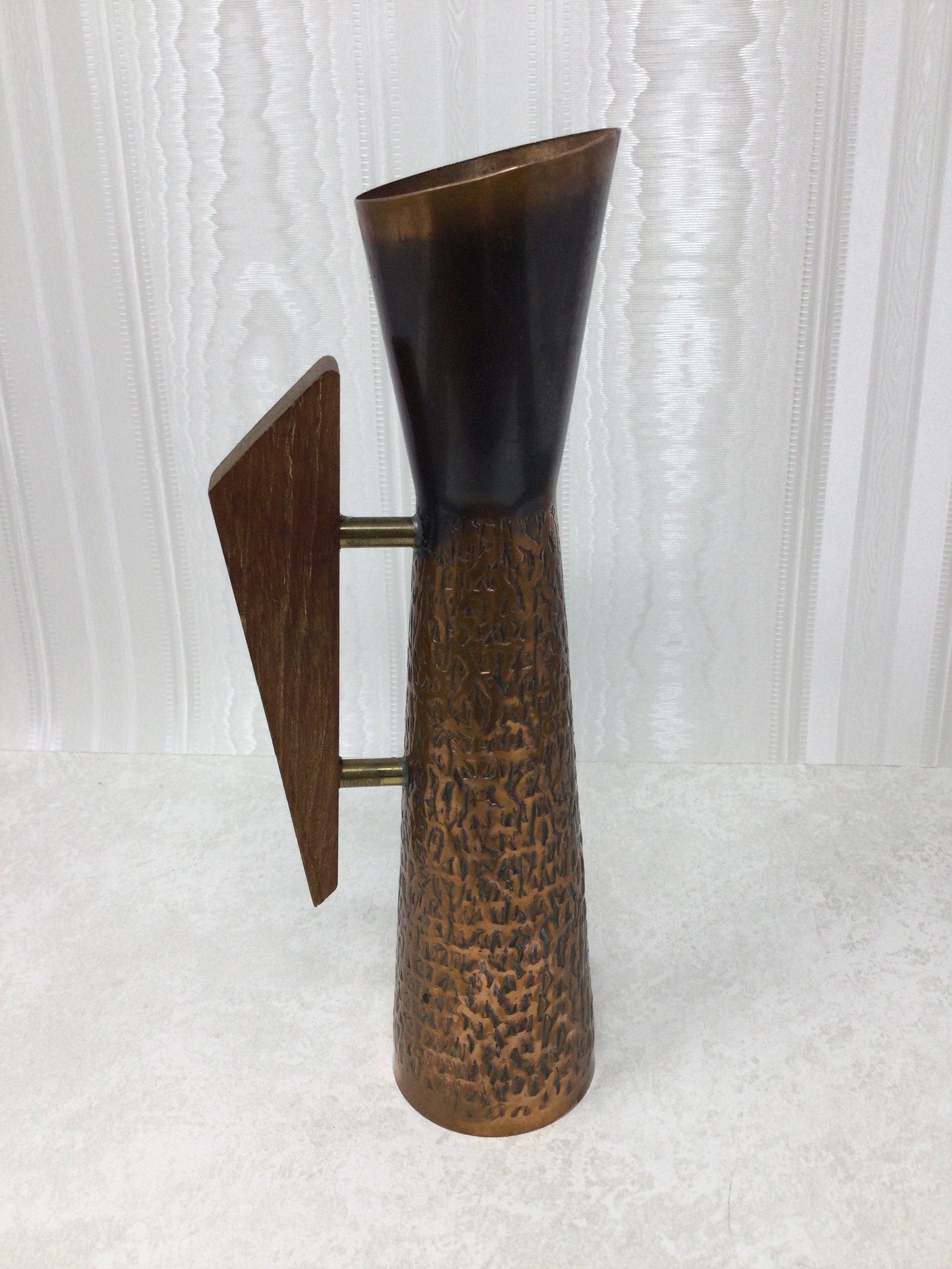 Vintage Kupfervase Fünfziger Jahre old german vase Etsy
