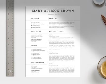 DIGITAL DOWNLOAD resume template