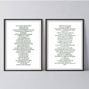 INSTANT DOWNLOAD Custom Wedding Vows Print