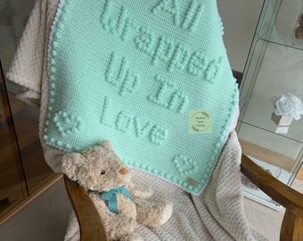 Crochet Blanket Pattern | Puff & Bobble Stitch, US Term (PDF Pattern)Bobble blanket pattern.