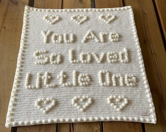 So Loved, Baby BLANKET CROCHET pattern, So Loved Baby Blanket Pattern, PDF pattern,