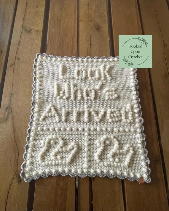Look Who's Arrived Duck Crochet Blanket Pattern (PDF Pattern)